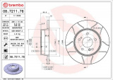 Brzdový kotouč BREMBO MAX 08.7211.76 - MERCEDES-BENZ
