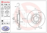 Brzdový kotouč BREMBO 09.7196.11