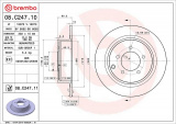 Brzdový kotouč BREMBO 08.C247.11