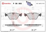 Sada brzdových destiček BREMBO P06065