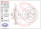 Brzdový kotouč BREMBO 08.C250.20