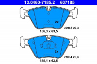 Sada brzdových destiček ATE 13.0460-7185 (AT 607185) - BMW Sada brzdových destiček ATE 13.0460-7185 (AT 607185) - BMW