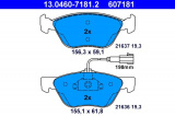 Sada brzdových destiček ATE 13.0460-7181 (AT 607181) - ALFA ROMEO