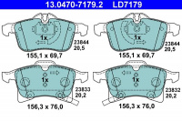 Sada brzdových destiček ATE Ceramic 13.0470-7179 (AT LD7179)