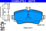 Sada brzdových destiček ATE 13.0460-2776 (AT 602776) - MERCEDES-BENZ