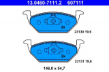 Sada brzdových destiček ATE 13.0460-7111 (AT 607111) - AUDI, SEAT, ŠKODA, VW