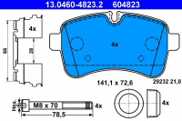 Sada brzdových destiček ATE 13.0460-4823 (AT 604823) - IVECO