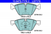 Sada brzdových destiček ATE Ceramic 13.0470-7176 (AT LD7176) - BMW