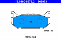 Sada brzdových destiček ATE 13.0460-5973 (AT 605973) - MAZDA