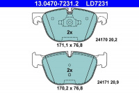 Sada brzdových destiček ATE Ceramic 13.0470-7231 (AT LD7231)