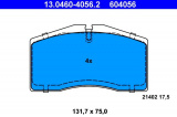 Sada brzdových destiček ATE 13.0460-4056 (AT 604056) - PORSCHE