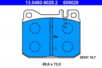 Sada brzdových destiček ATE 13.0460-9029 (AT 609029) - MERCEDES-BENZ