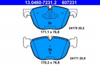 Sada brzdových destiček ATE 13.0460-7231 (AT 607231) - BMW