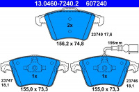 Sada brzdových destiček ATE 13.0460-7240 (AT 607240) - VW