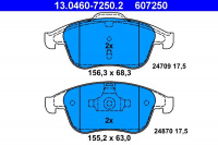 Sada brzdových destiček ATE 13.0460-7250 (AT 607250) - RENAULT