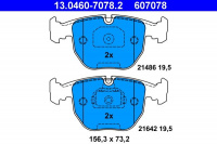Sada brzdových destiček ATE 13.0460-7078 (AT 607078) - BMW Sada brzdových destiček ATE 13.0460-7078 (AT 607078) - BMW