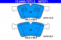 Sada brzdových destiček ATE 13.0460-7271 (AT 607271) Sada brzdových destiček ATE 13.0460-7271 (AT 607271)