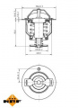 Termostat NRF 725119