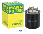 Palivový filtr MANN WK820/2X (MF WK820/2X) - MERCEDES-BENZ