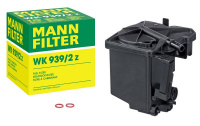 Palivový filtr MANN WK939/2Z (MF WK939/2Z) - CITROEN, FORD, PEUGEOT