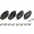 Sada brzdových destiček BREMBO P61142 Sada brzdových destiček BREMBO P61142