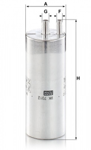 Palivový filtr MANN (MF WK7012)