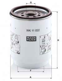 Palivový filtr MANN WK11022Z Palivový filtr MANN WK11022Z
