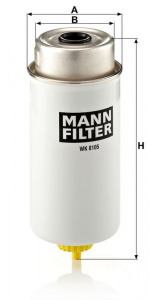Palivový filtr MANN WK8105 (MF WK8105) - FORD