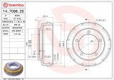 Brzdový buben BREMBO 14.7098.20