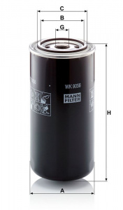 Palivový filtr MANN MF WK9056 Palivový filtr MANN MF WK9056