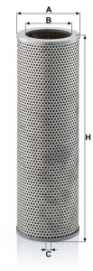 Hydraulický filtr MANN MF H1376