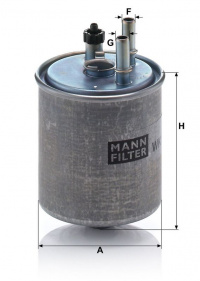 Palivový filtr MANN WK918/2x (MF WK918/2x)