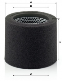 Vzduchový filtr MANN CS17110 (MF CS17110) - CITROËN, PEUGEOT
