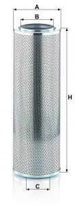 Hydraulický filtr MANN MF HD15006 Hydraulický filtr MANN MF HD15006