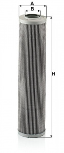 Hydraulický filtr MANN MF HD863 Hydraulický filtr MANN MF HD863