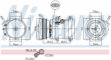 Kompresor klimatizace NISSENS 890679