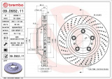 Brzdový kotouč BREMBO 09.D932.11