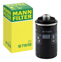 Olejový filtr MANN W719/45 (MF W719/45) - AUDI, ŠKODA, SEAT, VW