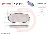 Sada brzdových destiček BREMBO P54060