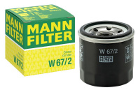 Olejový filtr MANN W67/2 (MF W67/2) - CHEVROLET, SUZUKI, DAIHATSU
