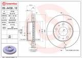 Brzdový kotouč BREMBO 09.A458.10