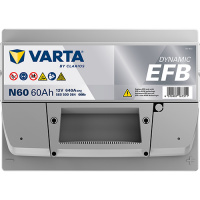 Autobaterie VARTA Dynamic EFB 60Ah/640A (560500064)