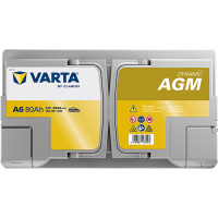 Autobaterie VARTA Dynamic AGM 80Ah/800A (580901080)