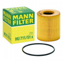 Olejový filtr MANN HU 711/51X (MF HU711/51X)- CITROEN, FORD, PEUGEOT