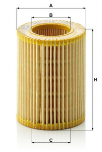 Olejový filtr MANN HU714X (MF HU714X) - HYUNDAI