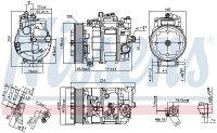 Kompresor klimatizace NISSENS 890294 Kompresor klimatizace NISSENS 890294