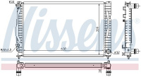 Chladič motoru NISSENS 60497